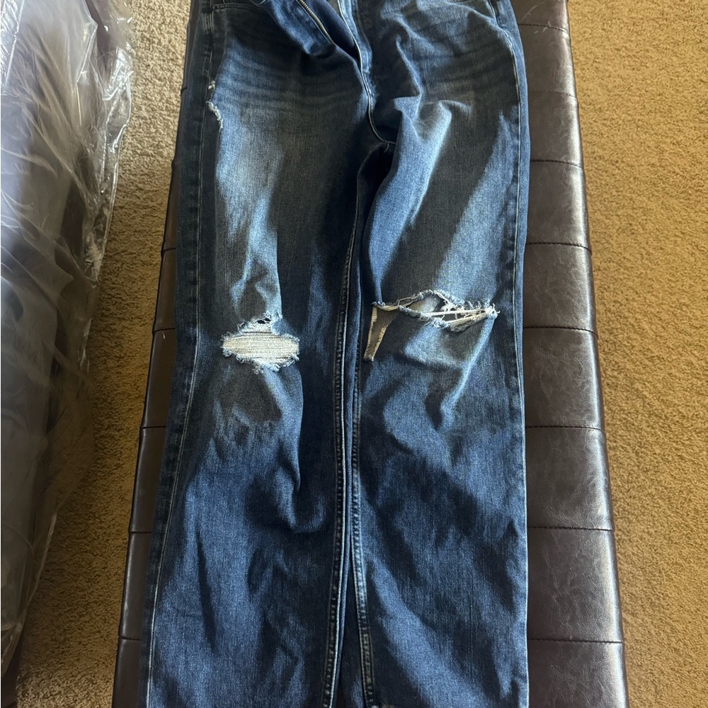 - Hudson Distressed Blue Jeans sz 31 “Jade”